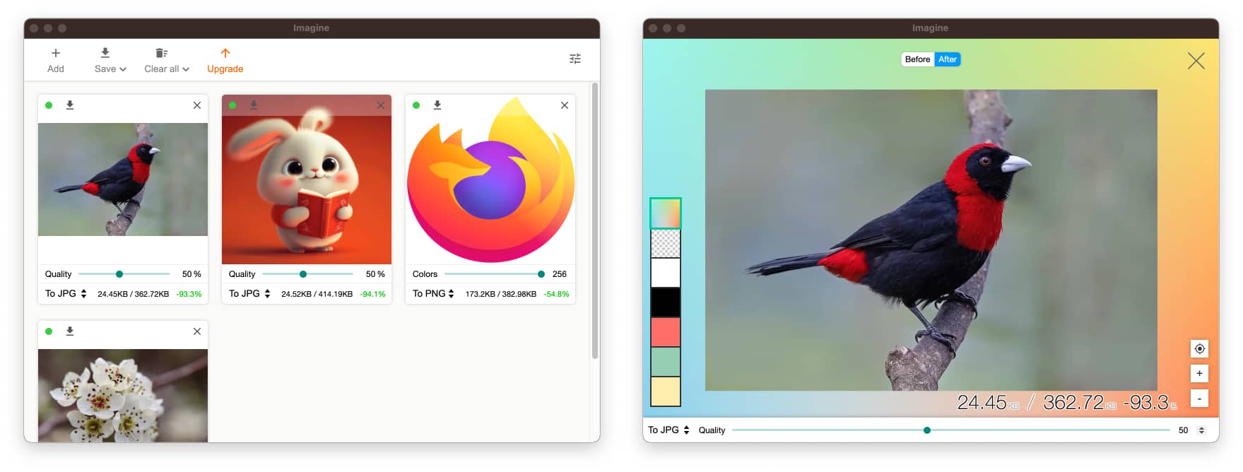 Imagine 的极简批处理